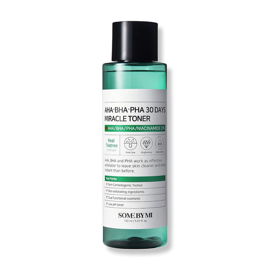 SOME BY MI AHA, BHA, PHA 30 Days Miracle Toner - veido tonikas
