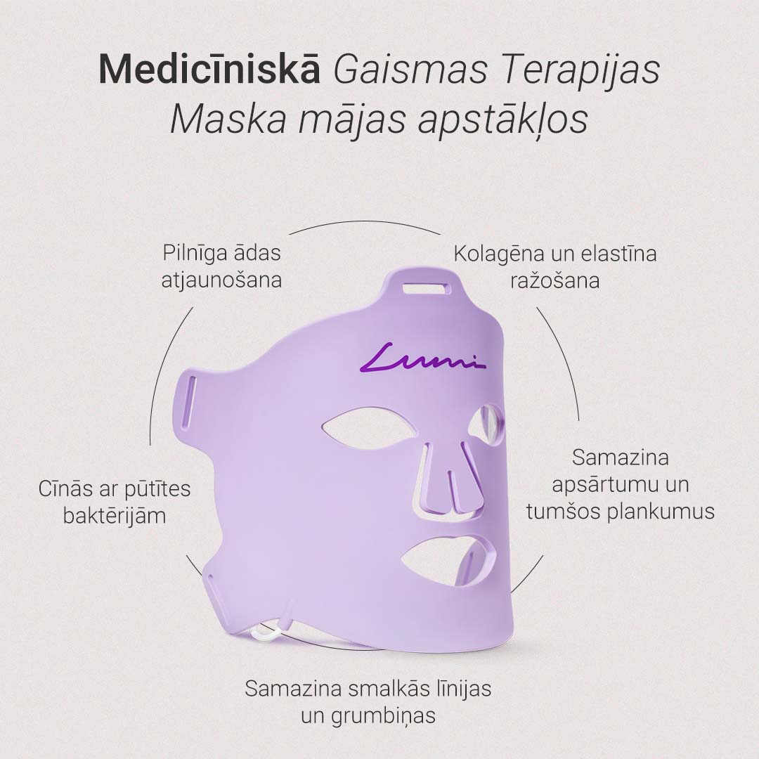 Gaismas terapijas maska Lumi