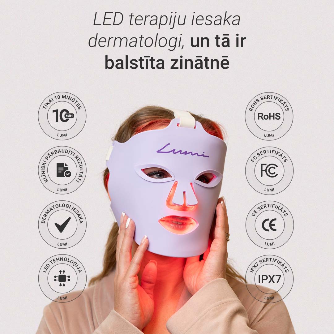 Gaismas terapijas maska Lumi