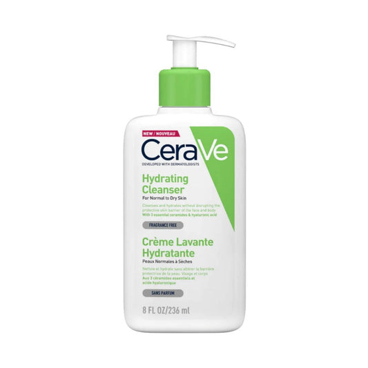 CERAVE hydrating cleanser - Sejas un ķermeņa tīrīšanas līdzeklis 236 ml - adascentrs.lv