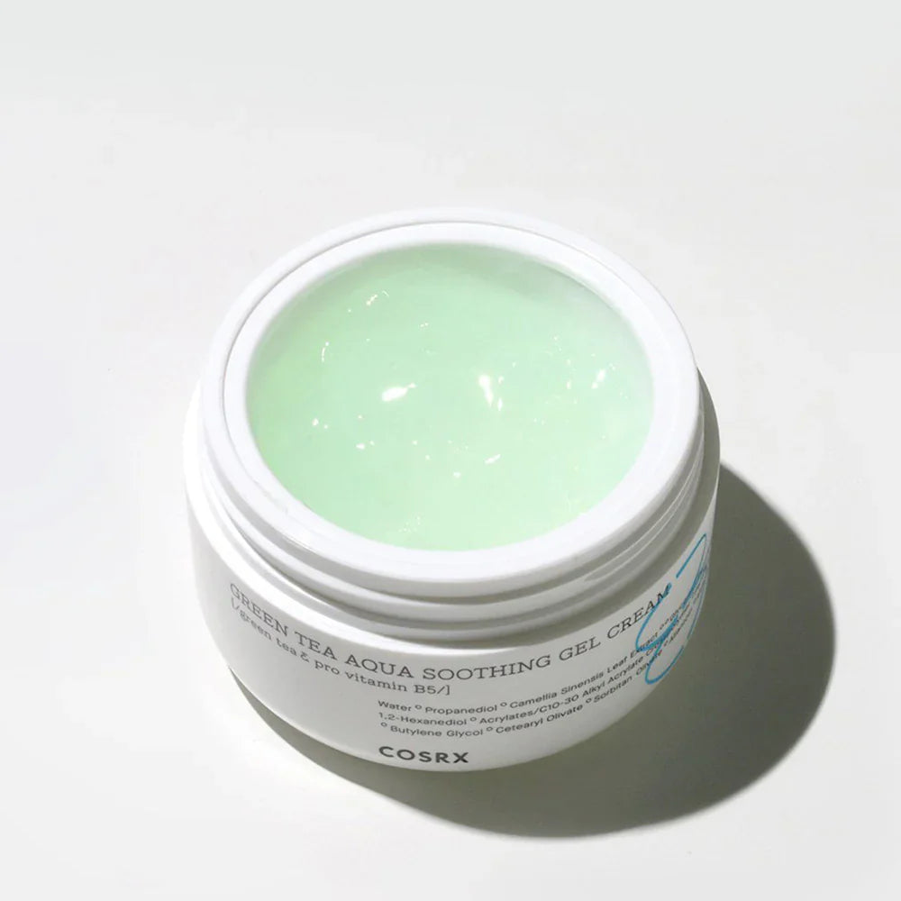 COSRX Hydrium Green Tea Aqua Soothing Gel Cream Nomierinošs sejas krēms