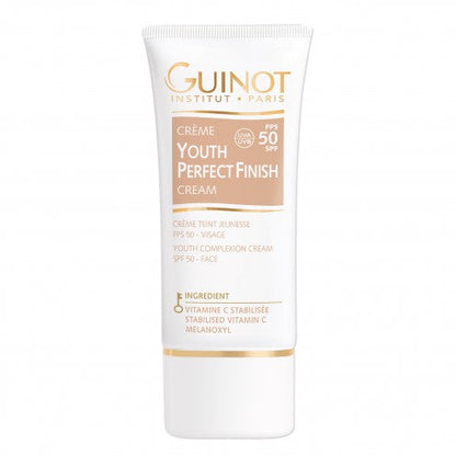 GUINOT Youth Perfect Finish Cream Atjaunojošs sejas krēms ar krāsu SPF50