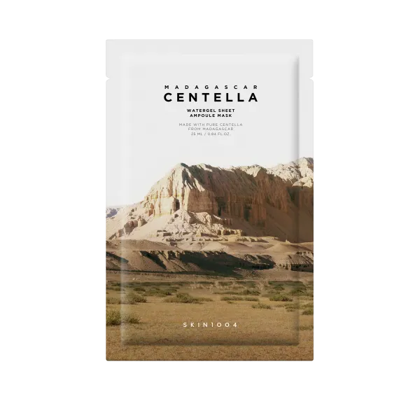 SKIN1004 Madagascar Centella Watergel Ampoule Sheet Mask Set Lapu sejas masku komplekts