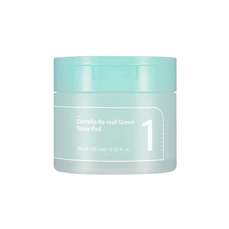 Numbuzin No.1 Centella Re-leaf Green Toner Pad Tonizējošie spilventiņi