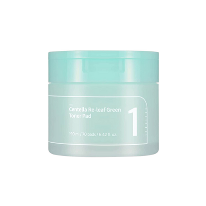 Numbuzin No.1 Centella Re-leaf Green Toner Pad Tonizējošie spilventiņi