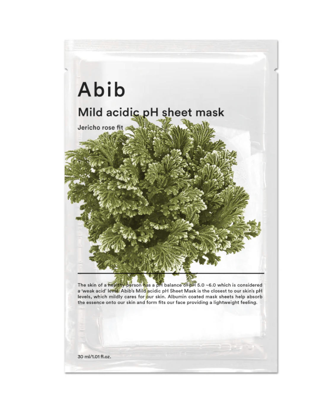 Masking Rozi Abib Mild Acidic pH Sheet Mask Jericho Rose Fit Lakstine sejas maska a ...