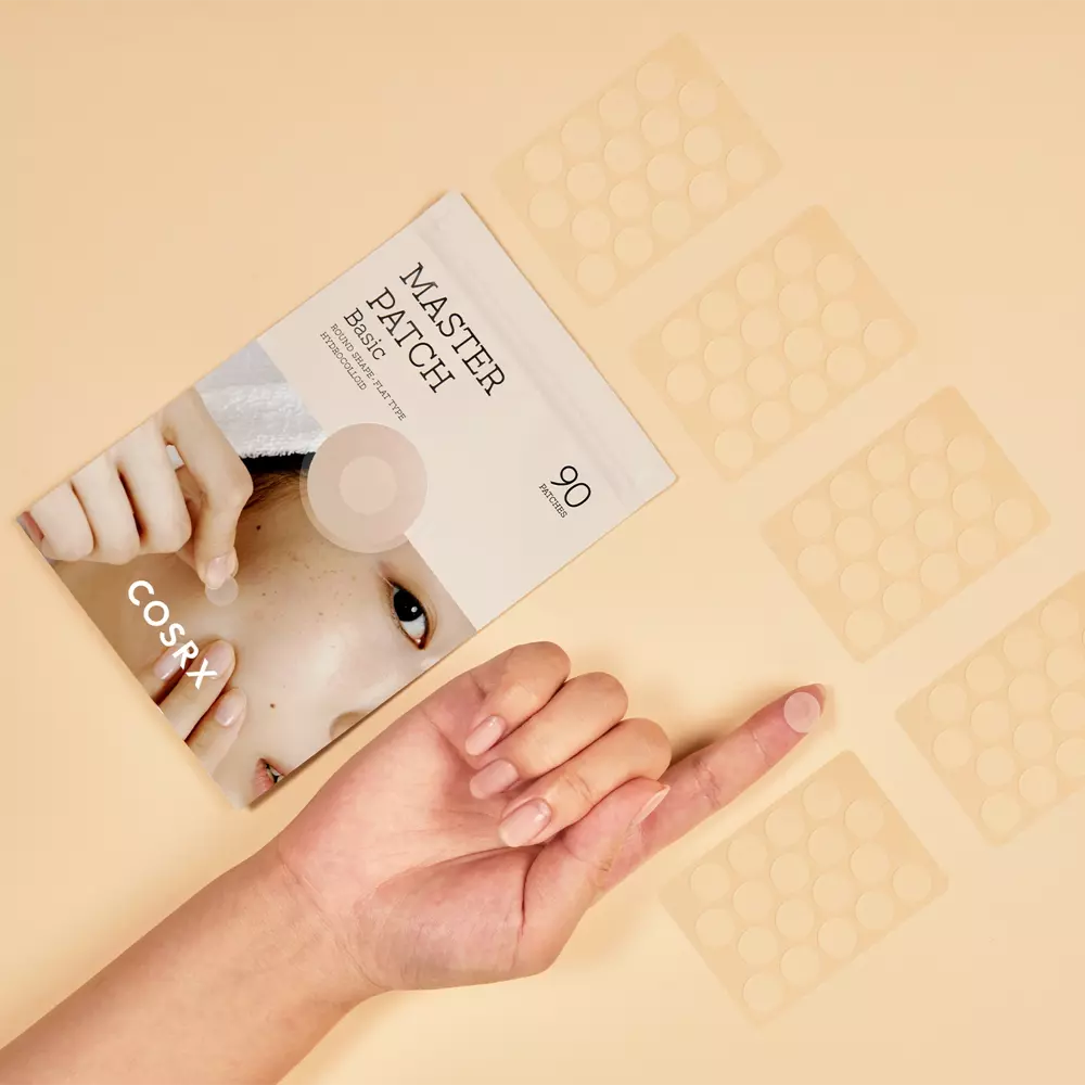 COSRX Master Patch Basic Healing Eczema Patches Dziedinošie plāksteri ekzēmai 90 gab.
