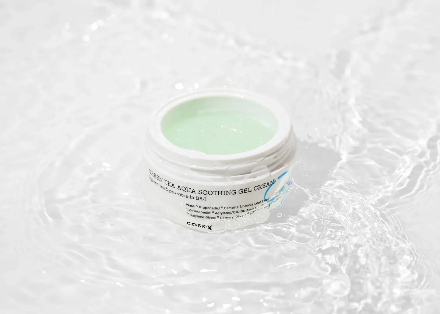 COSRX Hydrium Green Tea Aqua Soothing Gel Cream Nomierinošs sejas krēms