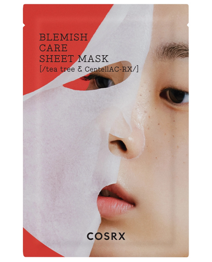 Cosrx AC Collection Blemish Care Sheet Mask Sejas maska ar tējas koka ekstraktu