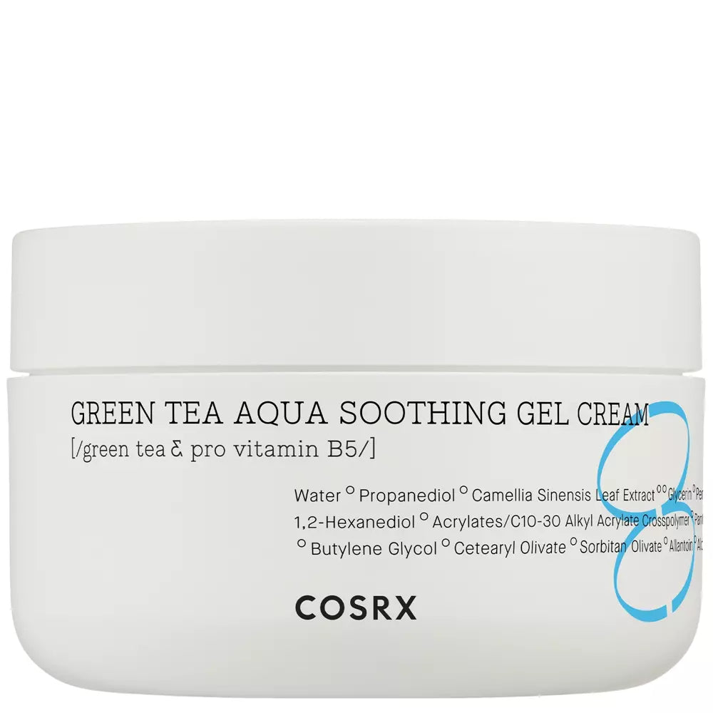 COSRX Hydrium Green Tea Aqua Soothing Gel Cream Nomierinošs sejas krēms