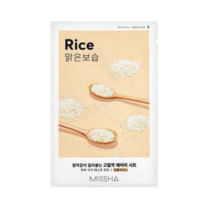 Dāvana. MISSHA Airy Fit Sheet Mask Loksnes sejas maska. Alveja