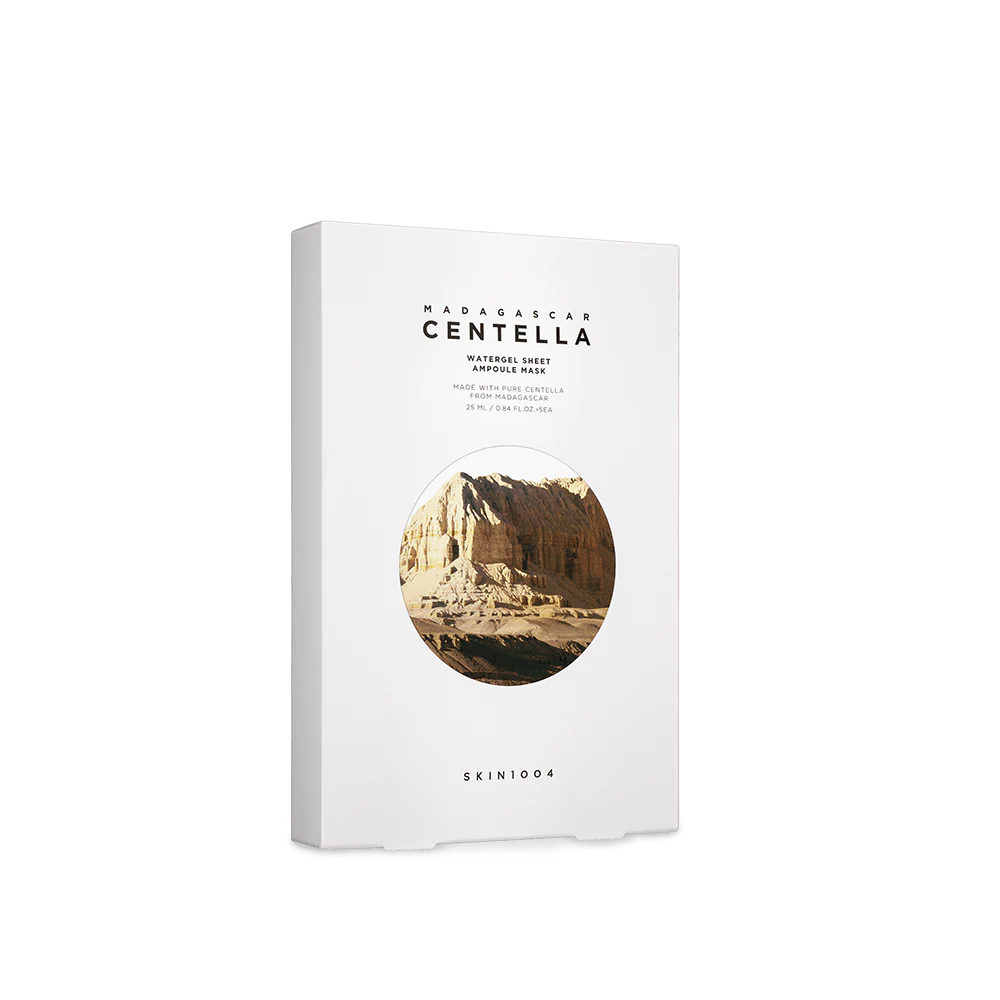 SKIN1004 Madagascar Centella Watergel Ampoule Sheet Mask Set Lapu sejas masku komplekts