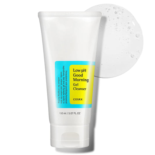 COSRX Low pH Good Morning Gel Cleanser - švelnus veido prausiklis