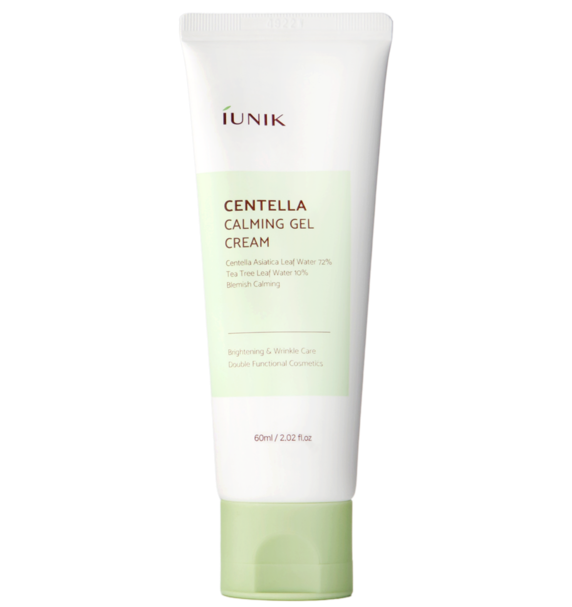 iUNIK Centella Calming Gel Cream - raminantis veido kremas su centele